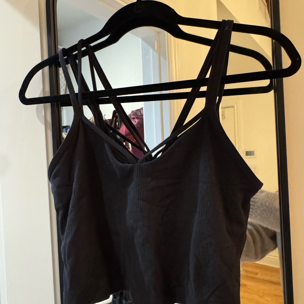 lululemon athletica Black Tank Top